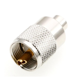 CONECTOR PL-259 T UHF ENROSCABLE