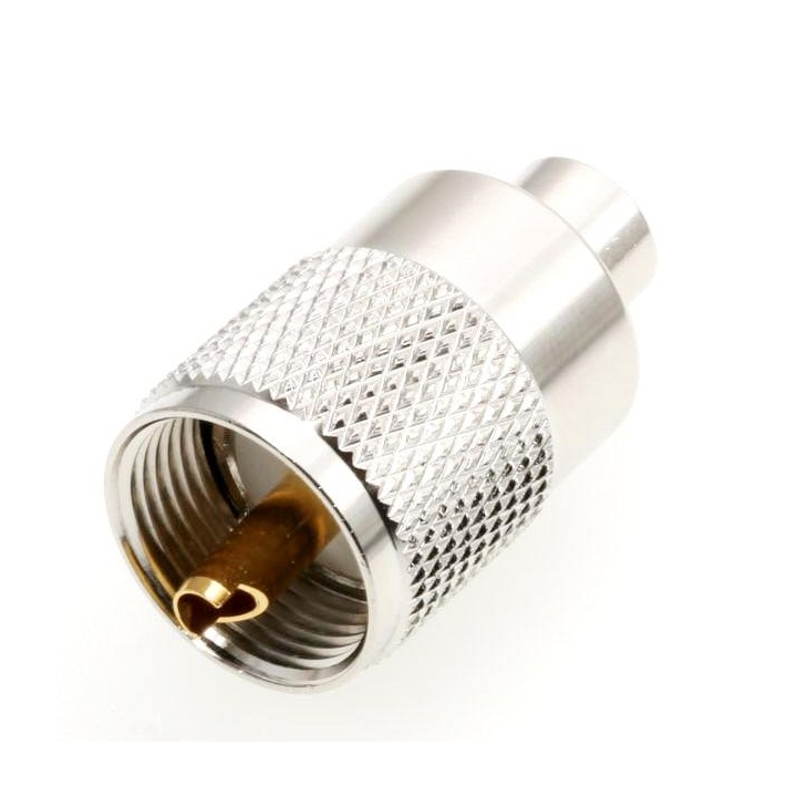 CONECTOR PL-259 T UHF ENROSCABLE