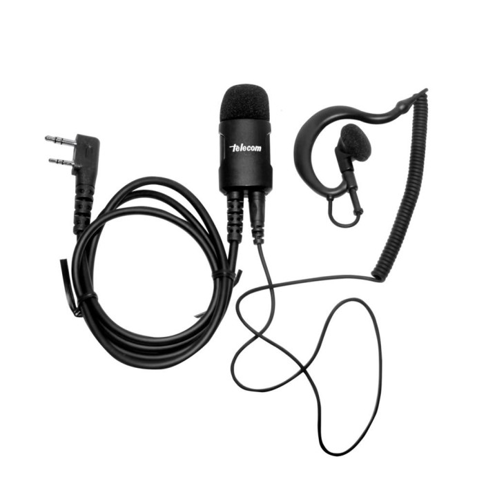JD-2402 - MICRO-AURICULAR GAMA PROFESIONAL. IP-54. PARA KENWOOD, TEAM Y HYT.