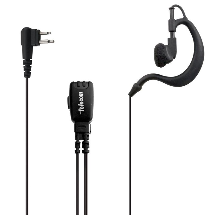 PY-29M Micro-auricular ergonómico giratorio con micro tipo solapa, para MOTOROLA y TEAM