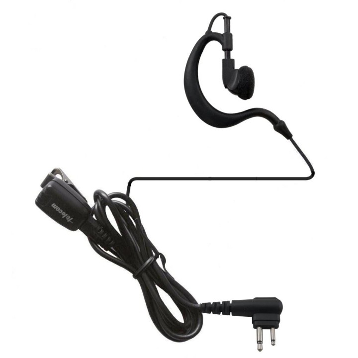 PY-29M Micro-auricular ergonómico giratorio con micro tipo solapa, para MOTOROLA y TEAM