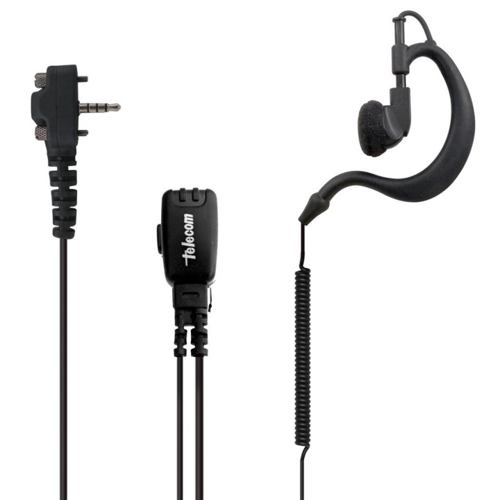 PY-29-VX351R Micro-auricular ergonómico giratorio, con micro tipo solapa para YAESU.