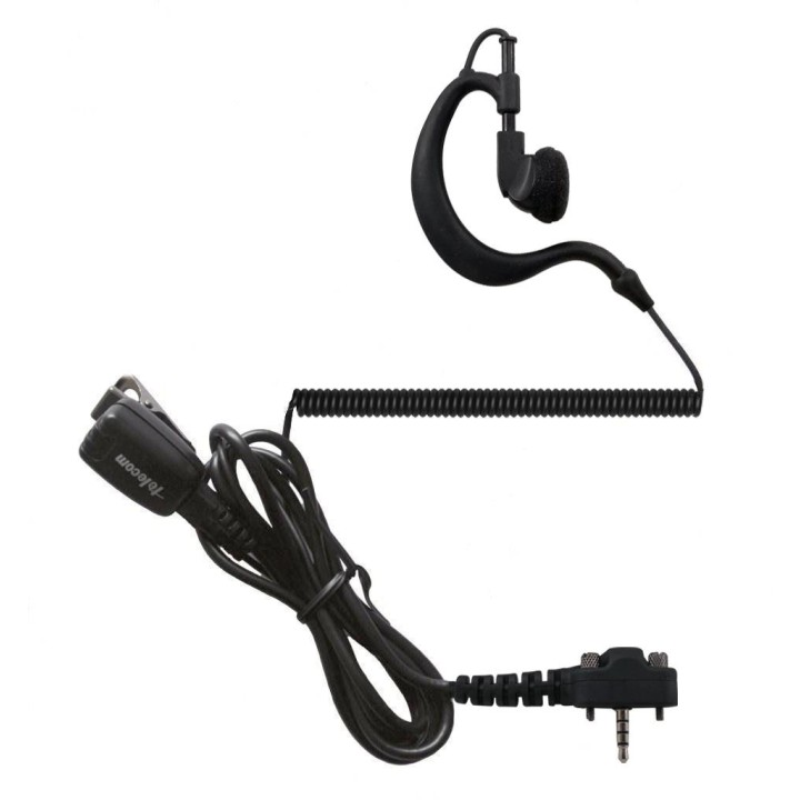 PY-29-VX351R Micro-auricular ergonómico giratorio, con micro tipo solapa para YAESU.