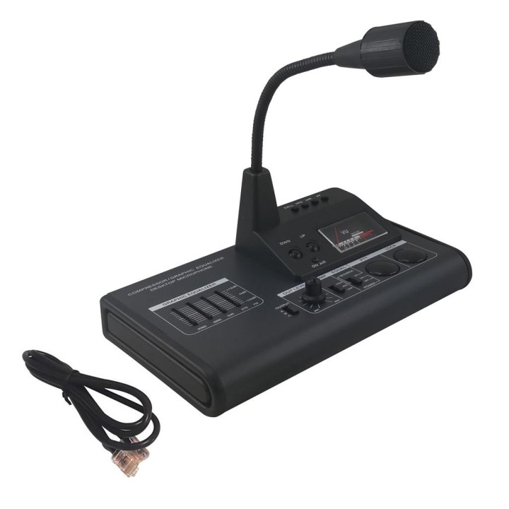 AV-908 - MICRÓFONO DE SOBREMESA CON PREVIO COMPRESOR