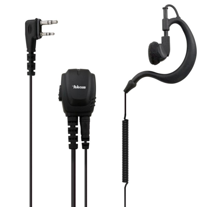JD-23-ICA25 Micro-auricular gama profesional. IP-54. Para ICOM. IC-A25CE, IC-A25NE, ICA-16