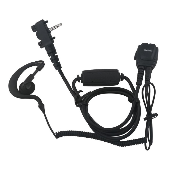 JD-23-FTA750 Micro-auricular gama profesional. IP-54. Para YAESU