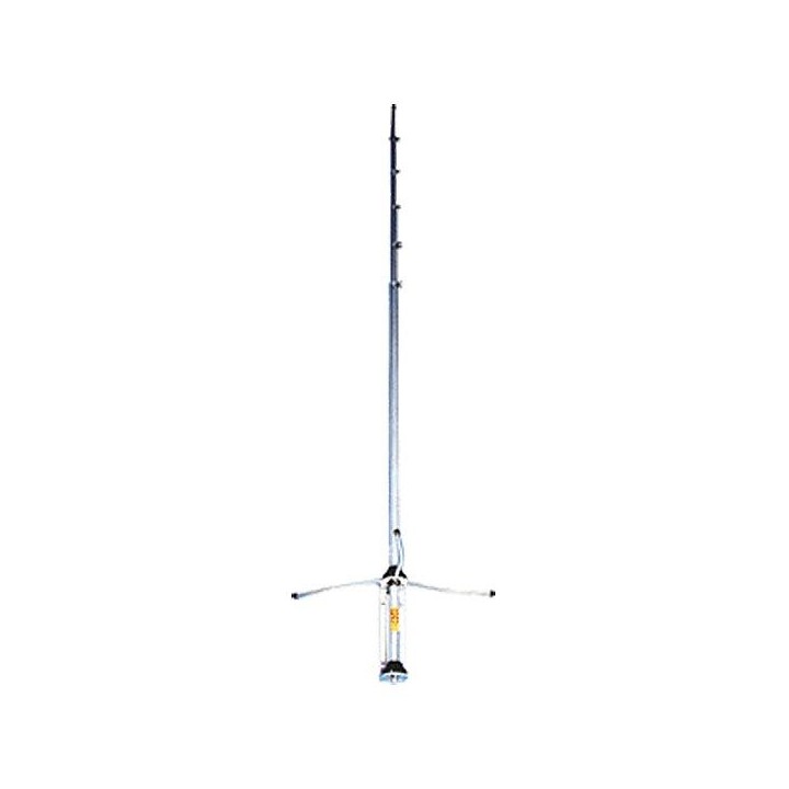 GPE-27 - ANTENA BASE CB, 5/8 EN ALUMINIO, CON RADIALES.