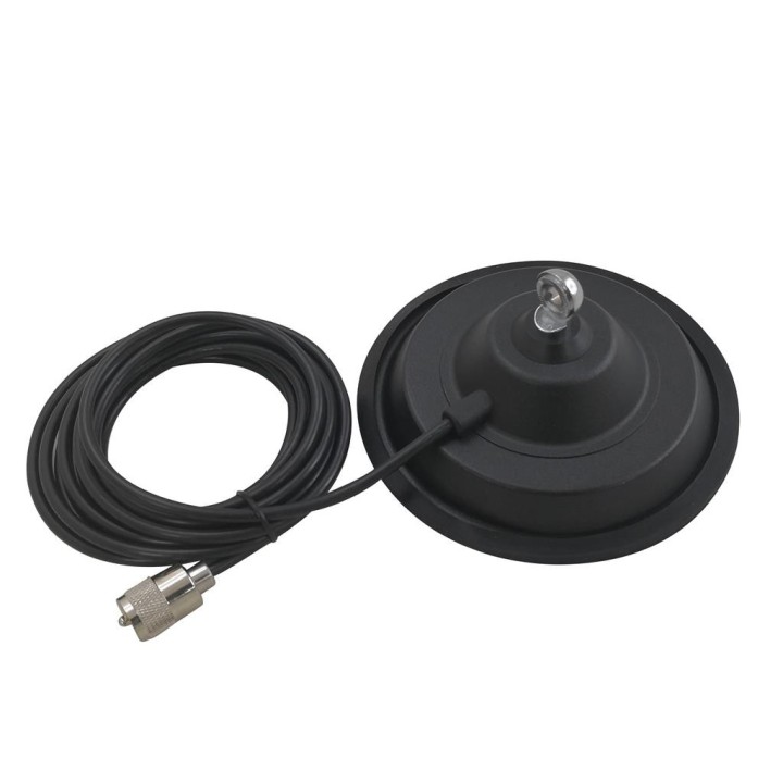 BM-150-PAL Base magnética de 15 cm. de diámetro, tipo palomilla, base de caucho.