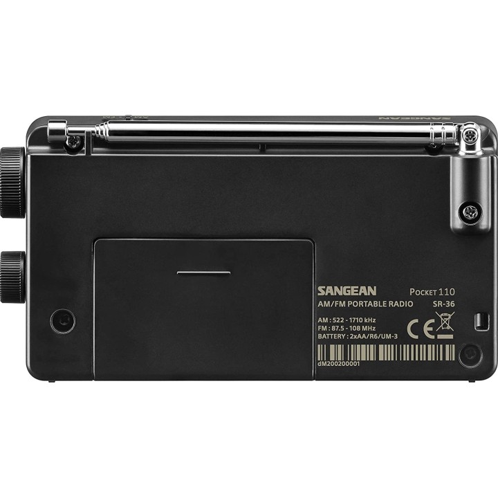RADIO SANGEAN POCKET 110 (SR-36) NEGRO
