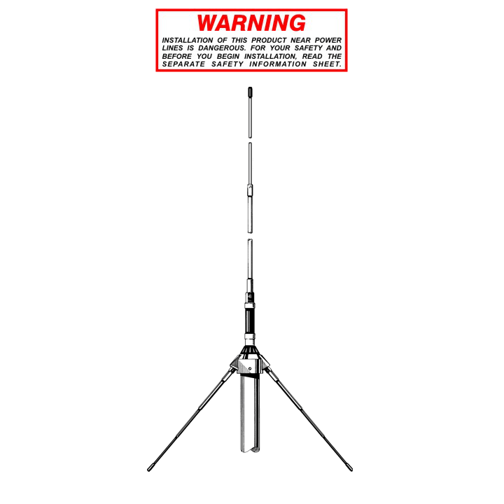 Antena de BASE SIRIO SIGNAL KEEPER ANTENA BASE CB 1/4 REDUCIDA