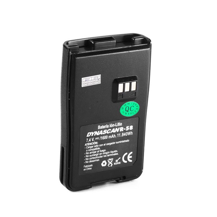 BATERÍA DYNASCAN V-600, DA-350, R-58 Y KOMBIX RL-120U