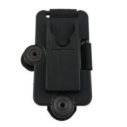 Sistema sujeción de cámara corporal para chaleco. Pinza CLICK FAST
