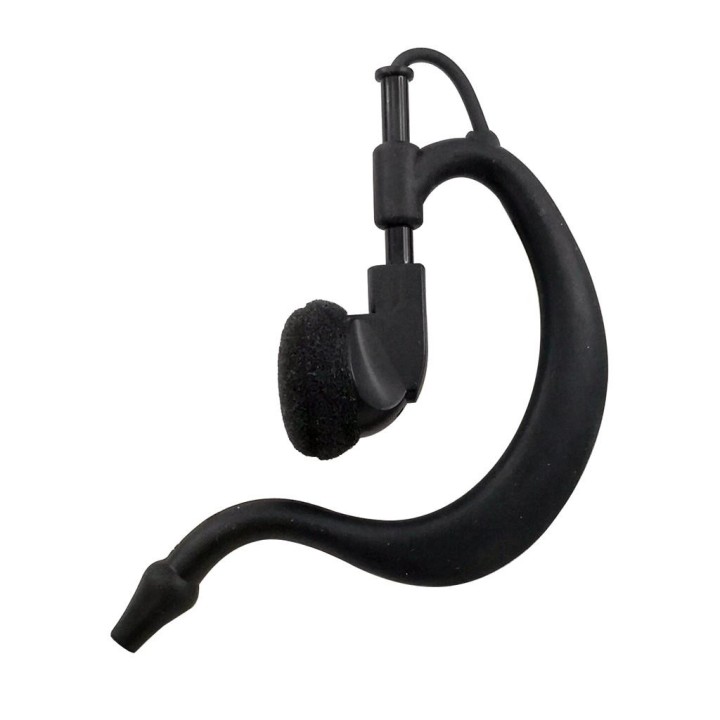 Micro-auricular ergonómico giratorio con micro tipo solapa, para KENWOOD, TEAM y HYT.