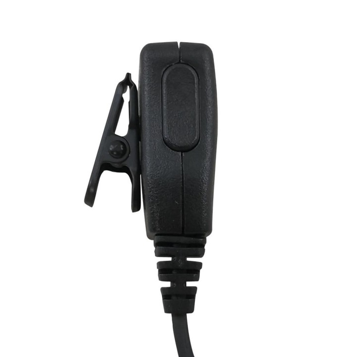 Micro-auricular ergonómico giratorio con micro tipo solapa, para KENWOOD, TEAM y HYT.