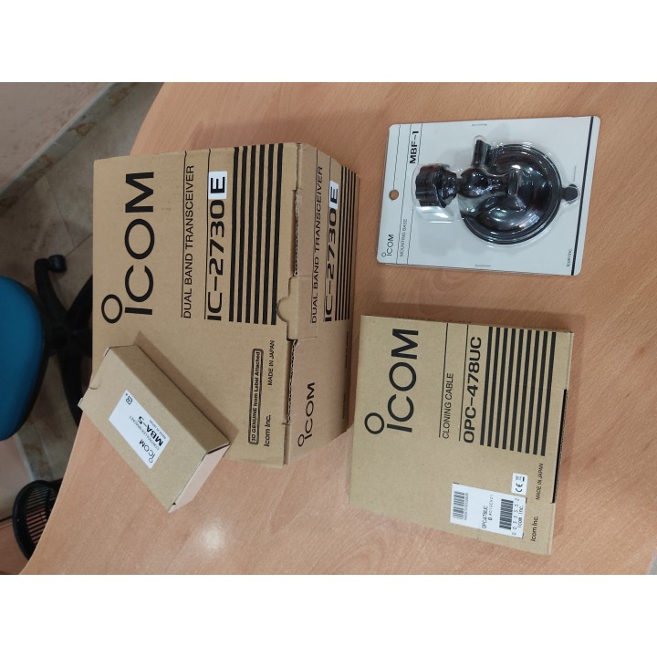 ICOM IC-2730E 50W EMISORA BIBANDA  VHF Y UHF 