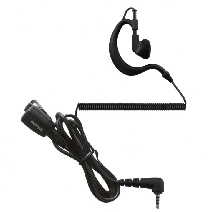 PY-29-FT50-RA - MICRO-AURICULAR ERGONÓMICO GIRATORIO, ESPECIAL PARA EQUIPOS TIPO VX-1R - VX-10 Y FT-50.