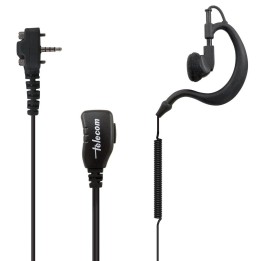 SARI-1304-351 - Micro-auricular con PTT de solapa para equipos Yaesu