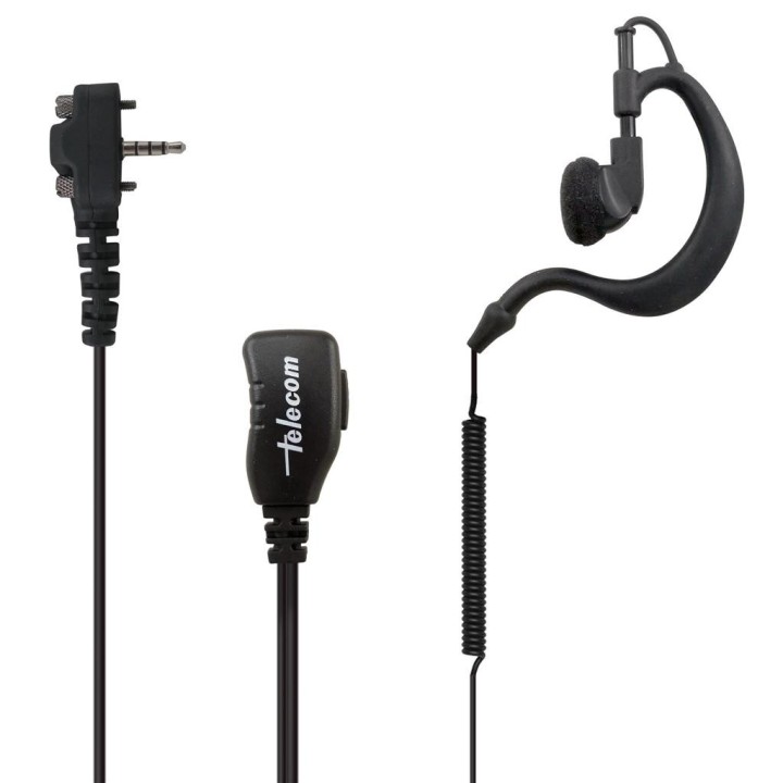 SARI-1304-351 - Micro-auricular con PTT de solapa para equipos Yaesu