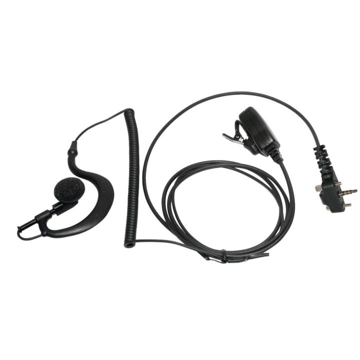 SARI-1304-351 - Micro-auricular con PTT de solapa para equipos Yaesu