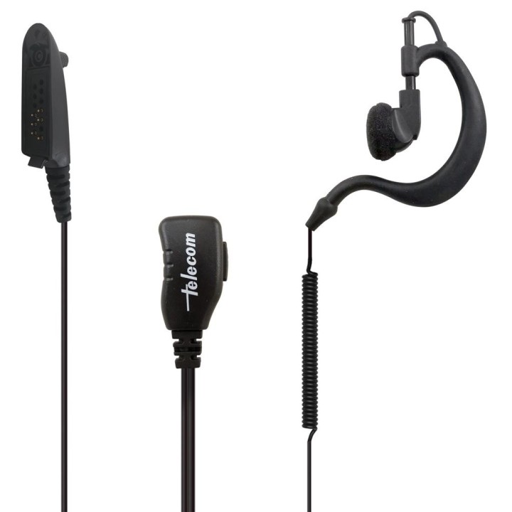 SARI-320 - Micro-auricular con PTT de solapa para MOTOROLA & hyt.