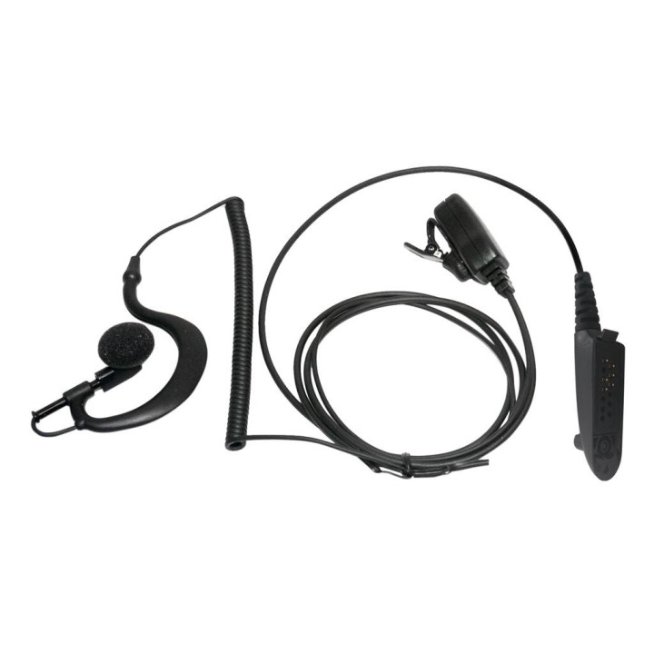 SARI-320 - Micro-auricular con PTT de solapa para MOTOROLA & hyt.