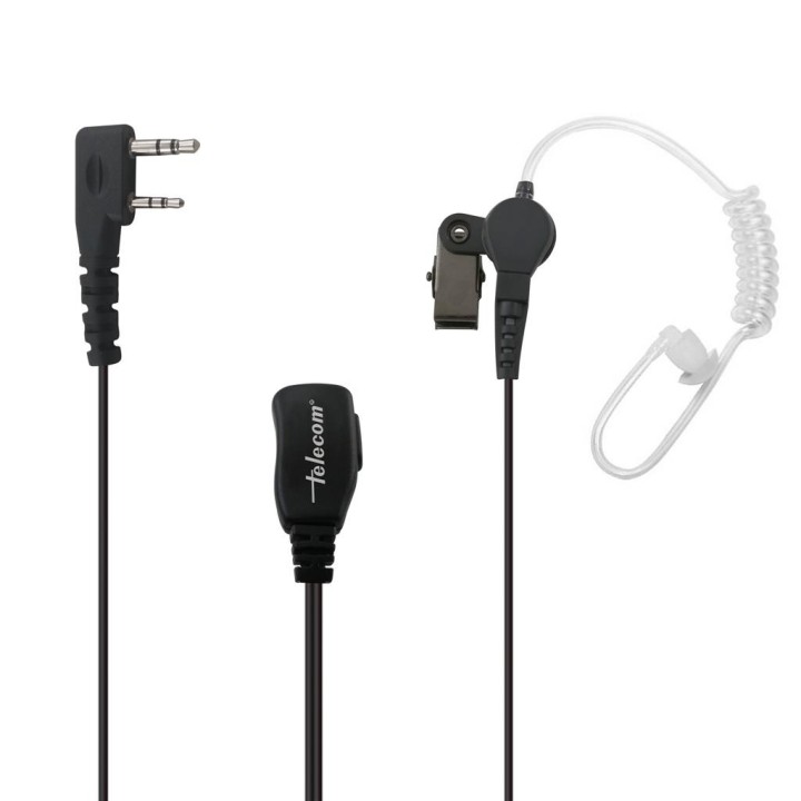 SARI-MAT-K - Micro-auricular tubular para KENWOOD, TEAM y HYT.