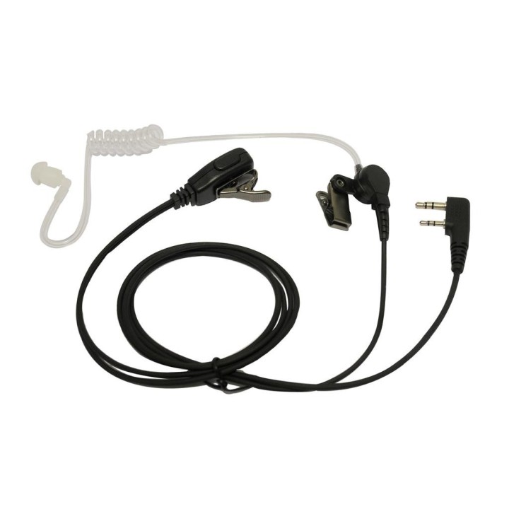 SARI-MAT-K - Micro-auricular tubular para KENWOOD, TEAM y HYT.