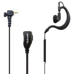 SARI-SP03 - Micro-auricular con PTT de solapa para SEPURA / SIMOCO.