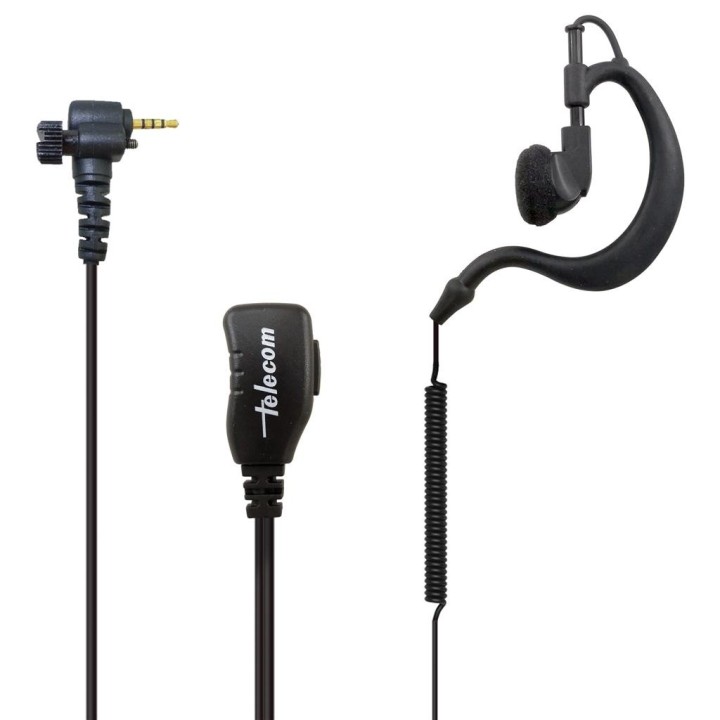 SARI-SP03 - Micro-auricular con PTT de solapa para SEPURA / SIMOCO.