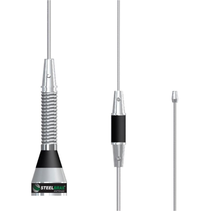 AP8258 - Antena móvil UHF TETRA 2x5/8 λ. Conector NMO.