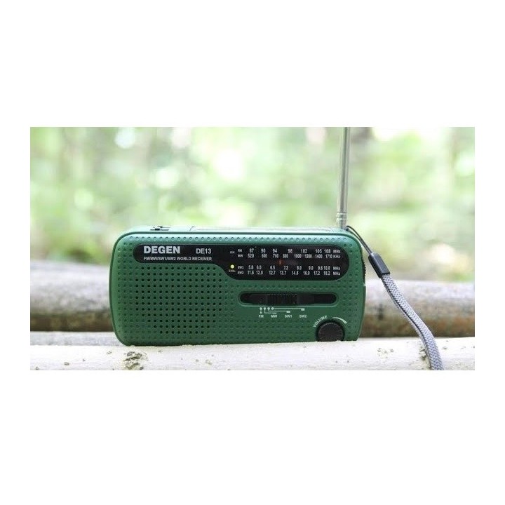 Radio solar de emergencia DEGEN DE13DSP BY TECSUN