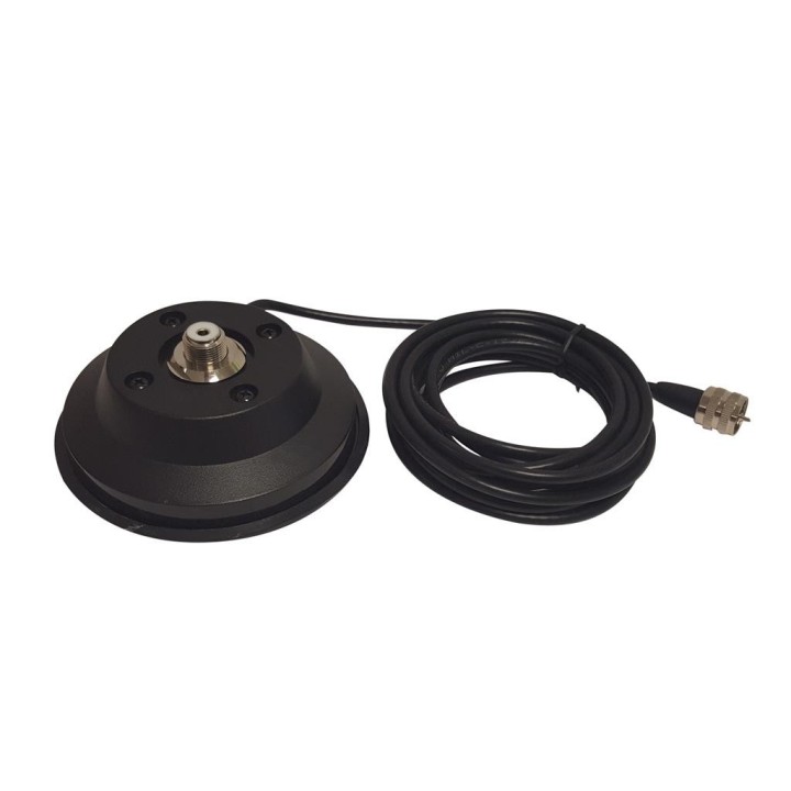 BM-1 - BASE MAGNÉTICA TIPO SIGMA CON DIÁMETRO DE 12 CM., IMÁN EXTRAFUERTE.