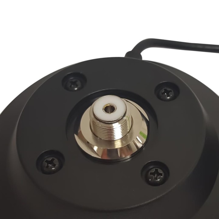 BM-1 - BASE MAGNÉTICA TIPO SIGMA CON DIÁMETRO DE 12 CM., IMÁN EXTRAFUERTE.