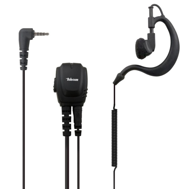 JD-2304 - MICRO-AURICULAR GAMA PROFESIONAL. IP-54. COMPATIBLE CON YAESU.