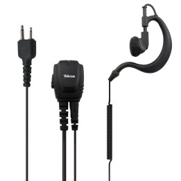 JD-2301 - Micro-auricular gama profesional. IP-54. Para YAESU, ICOM, ALINCO, COBRA, STANDARD, etc..