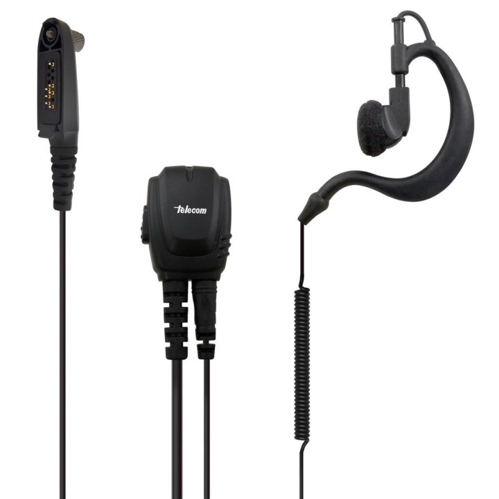 JD-23-GP344 - MICRO-AURICULAR GAMA PROFESIONAL. IP-54. PARA MOTOROLA & HYT.