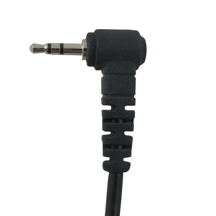 JD-30-DJ-C7-R - Micro-auricular VOX-PTT para Alinco DJ-C5/6/7, cable rizado.
