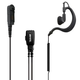 PY-29-DP-2400 - MICRO-AURICULAR ERGONÓMICO GIRATORIO CON MICRO TIPO SOLAPA, PARA MOTOROLA.