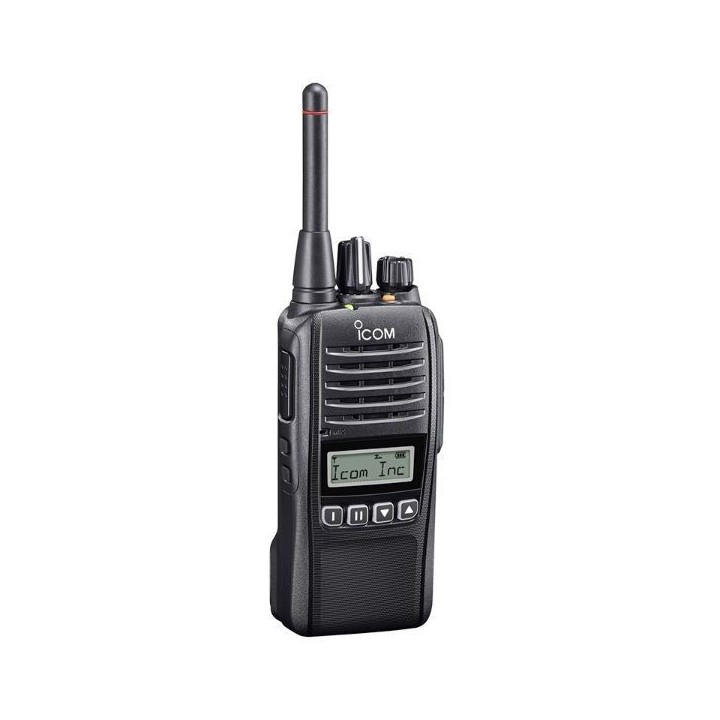 ICOM IC-F29SDR Walkie talkie analógico y digital, sin licencia, resistente al agua, con pantalla