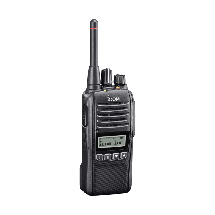 ICOM IC-F29SDR Walkie talkie analógico y digital, sin licencia, resistente al agua, con pantalla