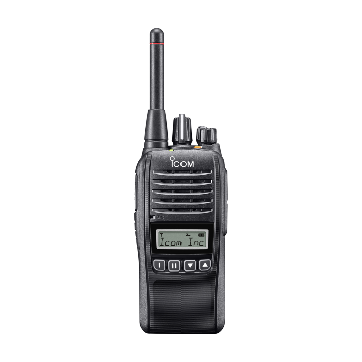 ICOM IC-F29SDR Walkie talkie analógico y digital, sin licencia, resistente al agua, con pantalla