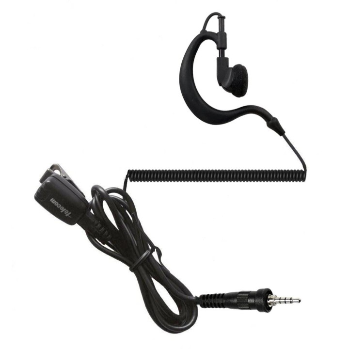 PY-29VX7R  Micro-auricular ergonómico giratorio, con micro tipo solapa para YAESU / ALINCO / STANDARD HORIZON