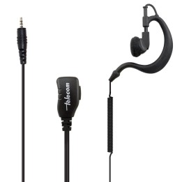 SARI-PKT-23 - Micro-auricular con PTT de solapa para KENWOOD PKT-23