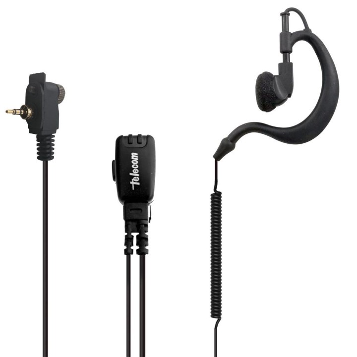 PY-29-MTP-850 - MICRO-AURICULAR ERGONÓMICO GIRATORIO CON MICRO TIPO SOLAPA, PARA MOTOROLA 