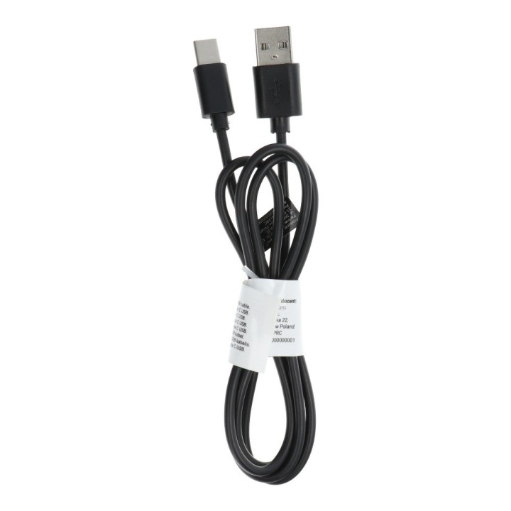 Cable USB - Tipo C 2.0 C366 1 metro NEGRO (punta 8mm)