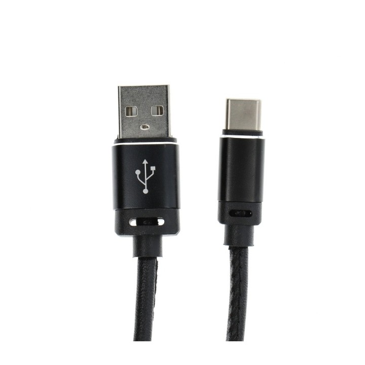 Cable USB - Tipo C 2.0 C366 1 metro NEGRO (punta 8mm)