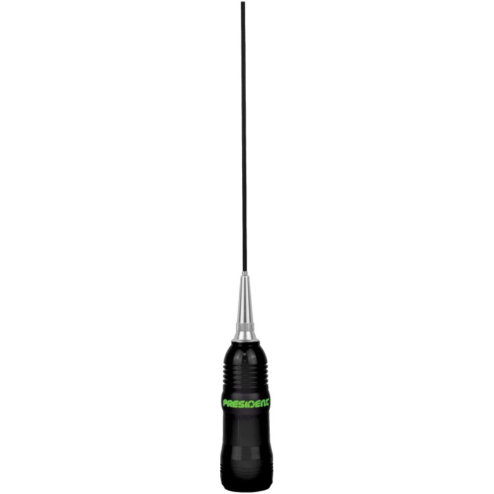 Antena CB 27 Mhz PRESIDENT COLORADO 800 WB RADIANTE VARILLA Y BOBINA con CONECTOR PL, MUY FLEXIBLE