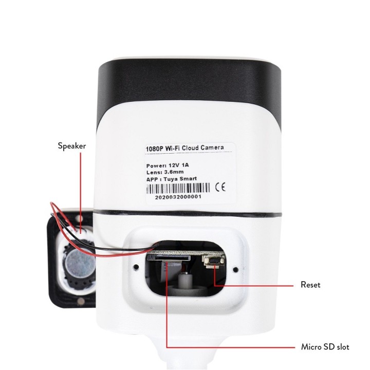 PNI IP649 CÁMARA DE VIDEOVIGILANCIA IP 1080P WIFI
