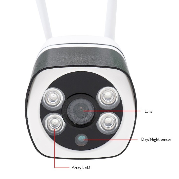 PNI IP649 CÁMARA DE VIDEOVIGILANCIA IP 1080P WIFI