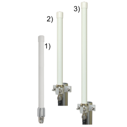 SIRIO SCO-2.4-6 ANTENA BASE 2,4 GHz (3 X 1/2) 6 dBi